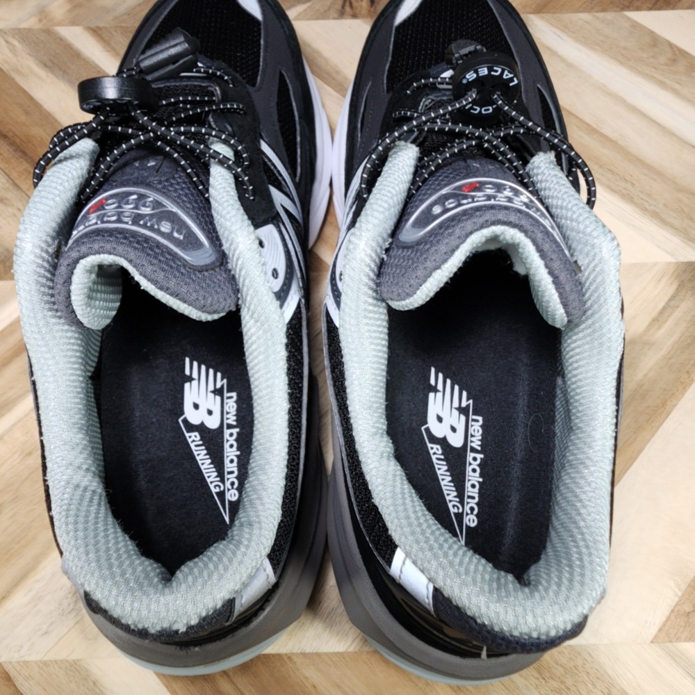 New Balance 990v6 Women's 10 D WIDE Black Suede Sneakers Shoes W990BK6 USA - Picture 10 of 13